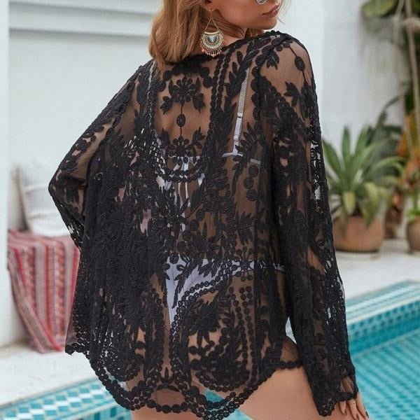 Lace Cardigan Outerwear Sun - protective Shirt Women's Summer Thin Style - GenStyle,