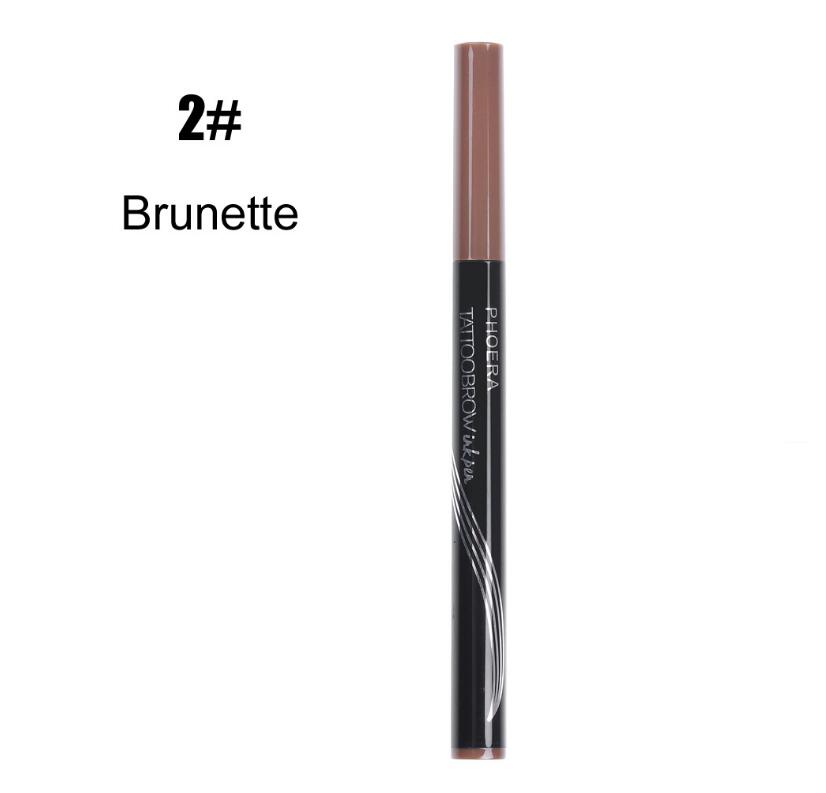 New Long Lasting Ultra - Fine Four - Comb Eyebrow Pencil - GenStyle,