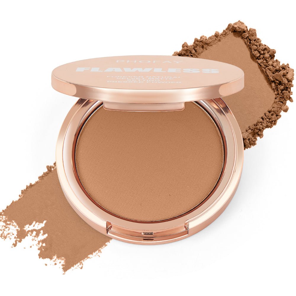 PHOFAY Matte Setting Pressed Powder - GenStyle,