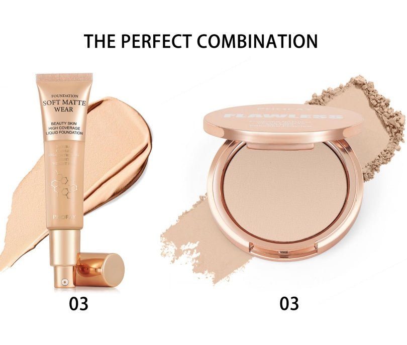 PHOFAY Matte Setting Pressed Powder - GenStyle,