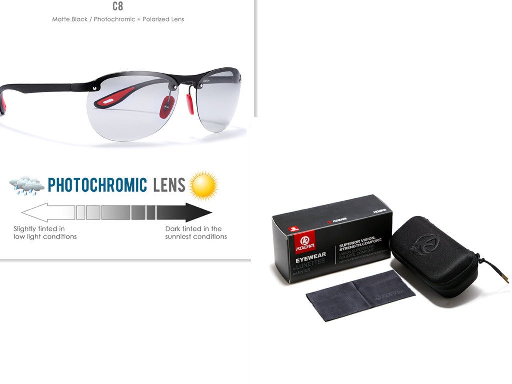 Polarized Sunglasses TR90 Outdoor Frameless - GenStyle,