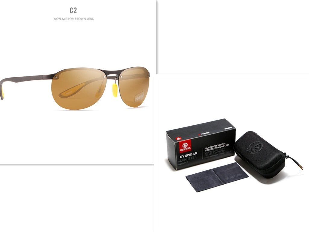 Polarized Sunglasses TR90 Outdoor Frameless - GenStyle,