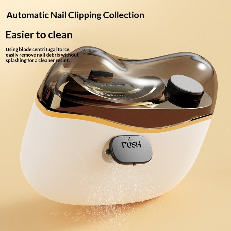 Quiet Portable Electric Nail Clipper - Cordless Rechargeable Nail Trimmer for Home Use, Safe No - Pinch Design for Fingernails and Toenails - GenStyle,