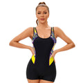 Sleeveless Modest One - Piece Womens Swimsuit - GenStyle,
